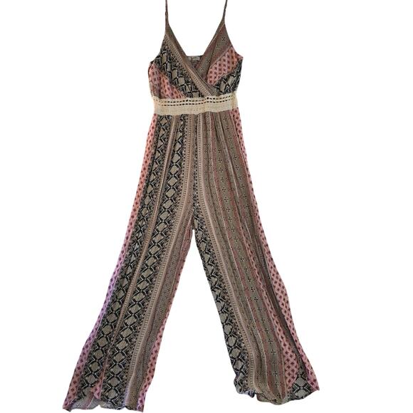 Justify Women's Pink Jumpsuit Size L - Picture 1 of 7